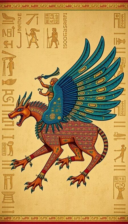 Ancient Egyptian Chimera Phone Wallpaper Themes Full of History