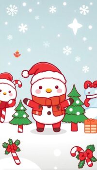 cute festive christmas wallpapers