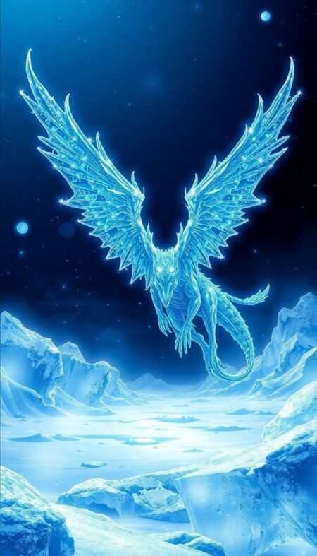 Crystal Griffin Frozen Majesty Phone Wallpaper