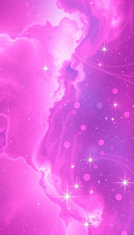 Pink Space Phone Wallpaper Creations for a Fun Galaxy Feel