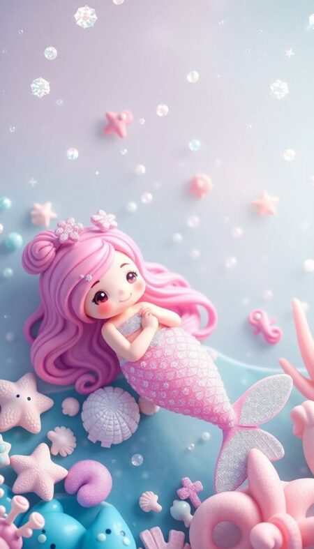 Kawaii Mermaid Phone Wallpaper Ideas for a Cute Aesthetic