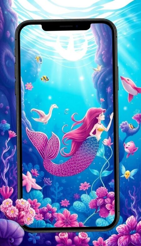 Little Mermaid Phone Wallpaper Designs for a Magical Look