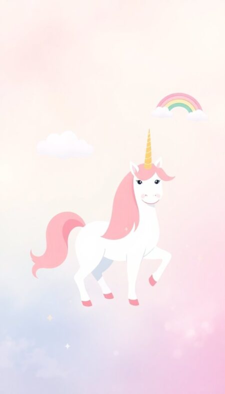 Pastel Unicorn Phone Wallpaper Choices for a Soft Aesthetic