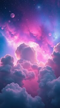 stunning galaxy cloud aesthetics