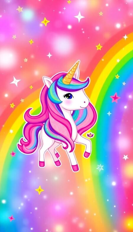 Colorful Unicorn Phone Wallpaper Ideas for Vibrant Style