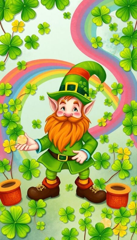 Funny Leprechaun Phone Wallpaper Designs