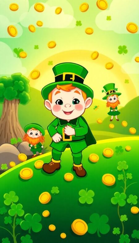 Kid Leprechaun Phone Wallpaper Selections